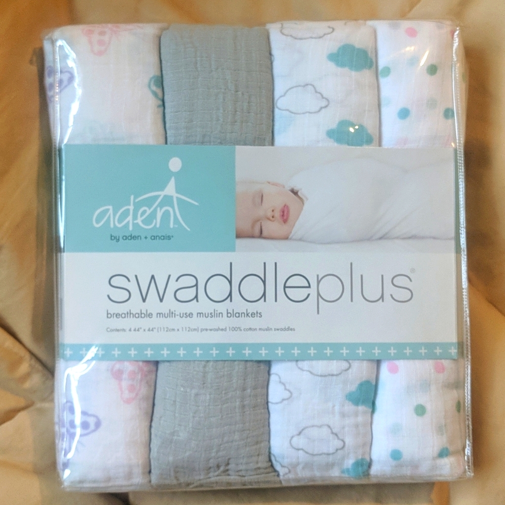 Aden + Anais Swaddle Plus Four Pack